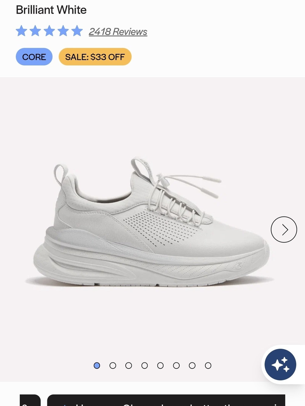 Minimalist White Platform Sneaker